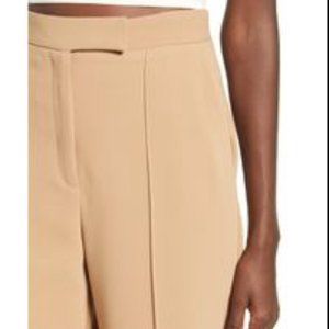 Topshop Pintuck Pleat Wide Leg Trousers